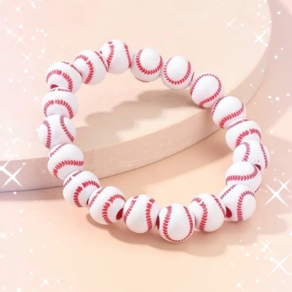2 baseball braclets
